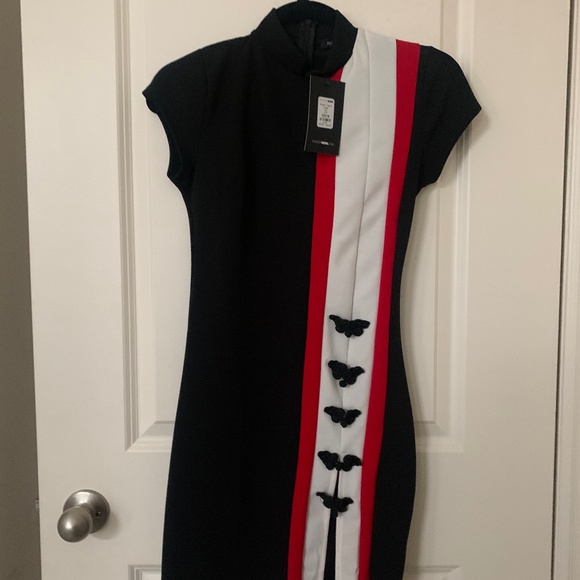 Black kimono style dress - Picture 1 of 4